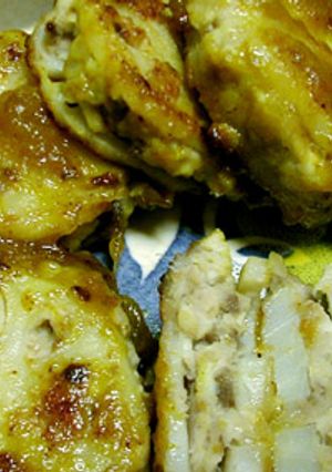 つみれのレンコン挟み焼き-レシピのメイン写真