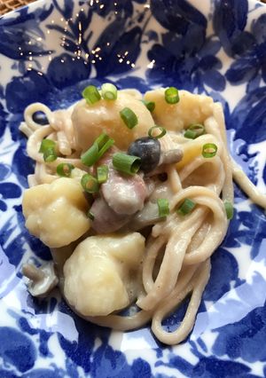 アレルギー対応 ジャガイモクリームパスタ-レシピのメイン写真