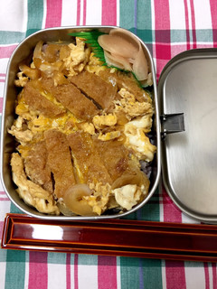 残り物や市販の物で!簡単!カツ丼弁当☆-レシピのメイン写真