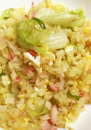超楽々 パラパラカニカマレタ炒飯作ります-レシピのメイン写真