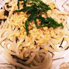 冷凍うどんと塩昆布で簡単ご飯☆-レシピのメイン写真