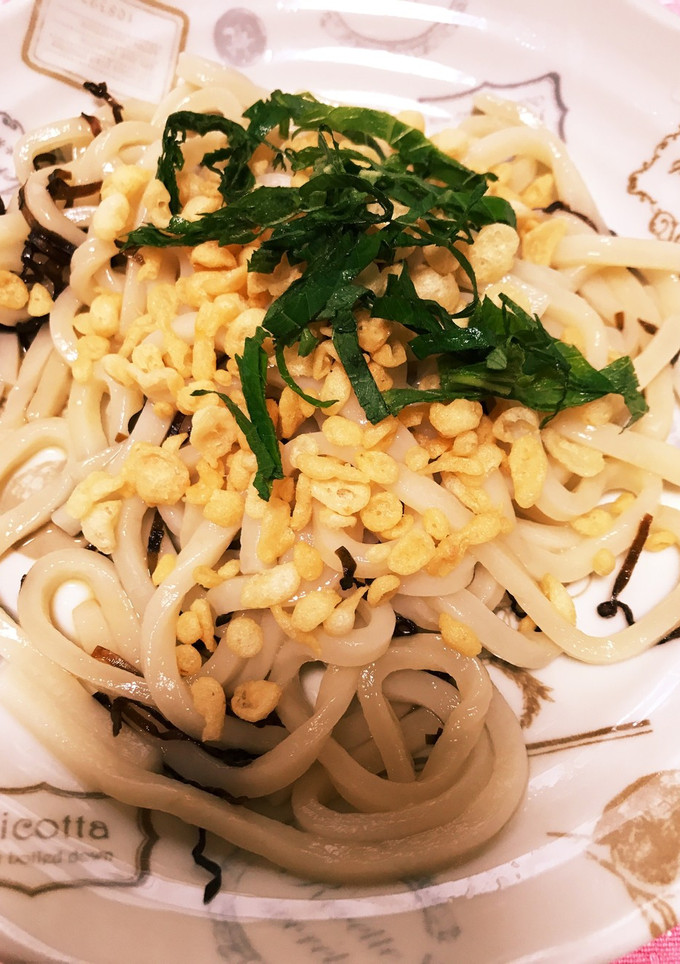 冷凍うどんと塩昆布で簡単ご飯☆-レシピのメイン写真