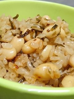 圧力鍋でふっくら大豆ごはん♪-レシピのメイン写真
