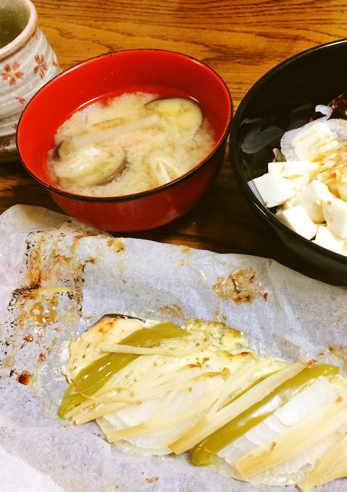 サーモンのマヨジェノベーゼ焼き-レシピのメイン写真
