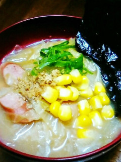 豚骨醤油ラーメン風にゅうめん-レシピのメイン写真