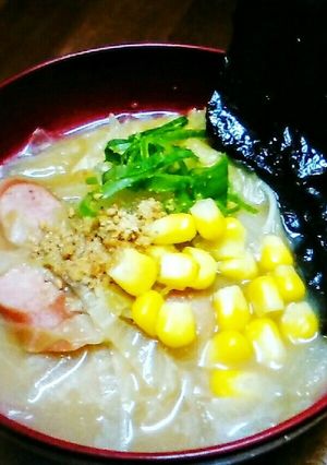豚骨醤油ラーメン風にゅうめん-レシピのメイン写真
