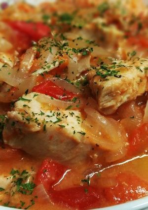 鶏胸肉のトマト炒め-レシピのメイン写真