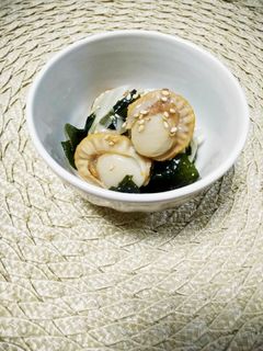 簡単♫ベビーホタテとワカメの中華和え-レシピのメイン写真