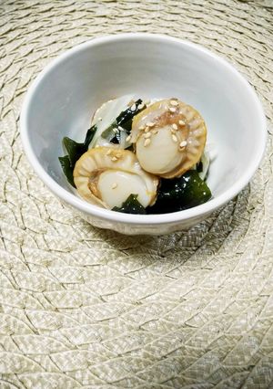 簡単♫ベビーホタテとワカメの中華和え-レシピのメイン写真