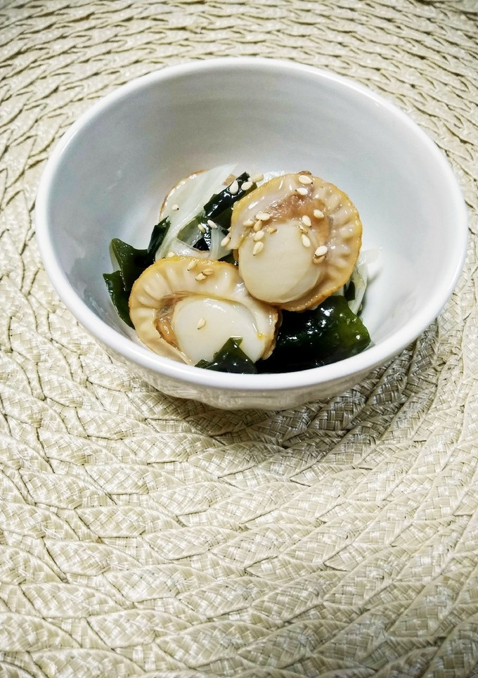 簡単♫ベビーホタテとワカメの中華和え-レシピのメイン写真