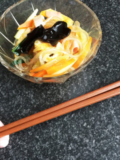 スーパーのお惣菜風!自宅で春雨サラダ♫-レシピのメイン写真