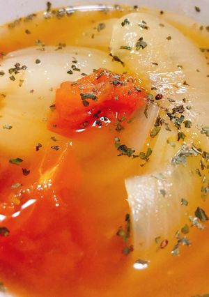 新玉ねぎとトマトのとろとろ満腹スープ-レシピのメイン写真