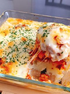 簡単♪マッシュポテトのミートグラタン!-レシピのメイン写真