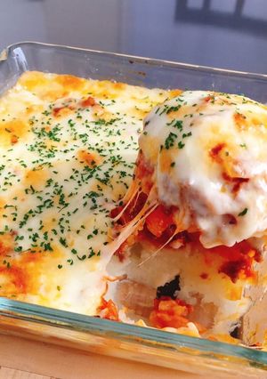 簡単♪マッシュポテトのミートグラタン！-レシピのメイン写真
