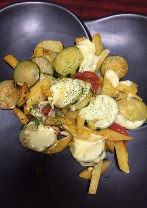ズッキーニとじゃがチーズ焼き-レシピのメイン写真