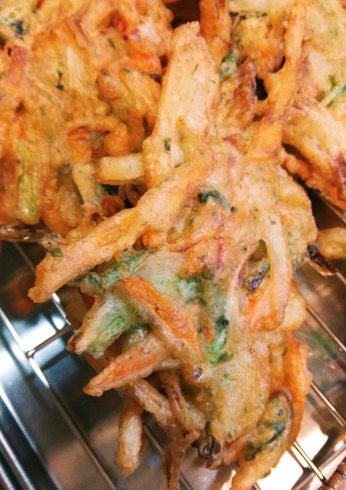 お好み焼き粉でサクサクかき揚げ-レシピのメイン写真
