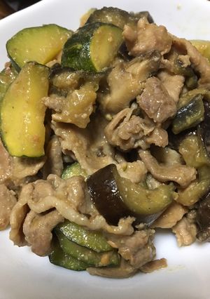 豚肉とズッキーニの味噌炒め-レシピのメイン写真
