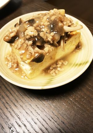 豆腐ステーキ そぼろあんかけ-レシピのメイン写真