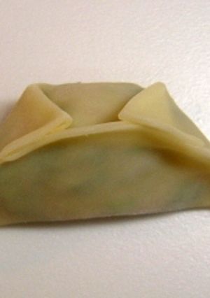 餃子の包み方＊簡単ver.（富士山型）-レシピのメイン写真