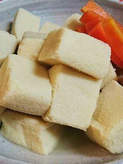 高野豆腐とにんじんの煮物-レシピのメイン写真