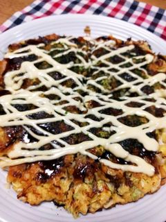 ふわふわ♪とろ~り♪豆腐のお好み焼き♥-レシピのメイン写真