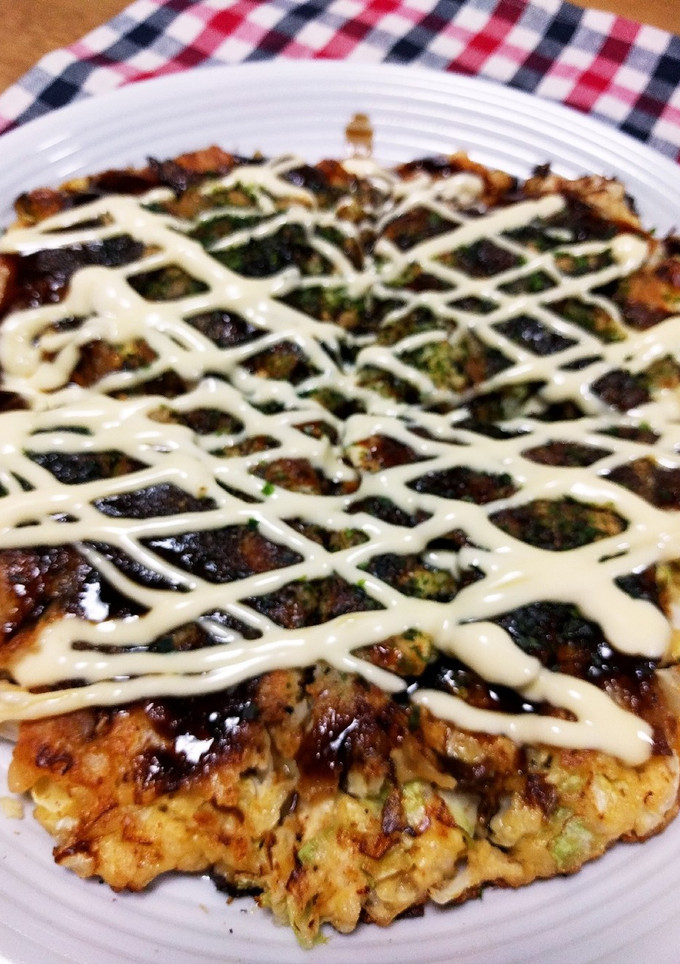 ふわふわ♪とろ～り♪豆腐のお好み焼き♥-レシピのメイン写真