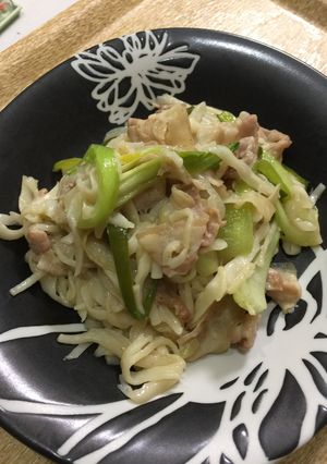 ふしめん 焼うどん風-レシピのメイン写真