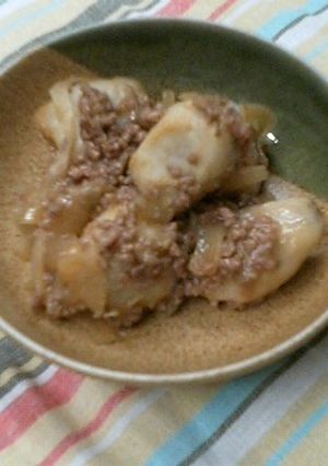 里芋と挽肉の簡単にっころがし☆-レシピのメイン写真