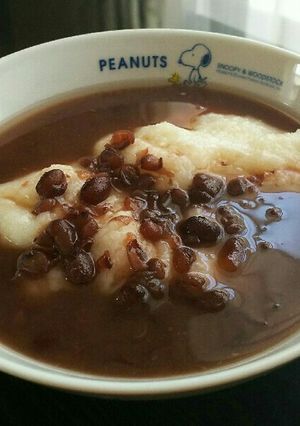 手作り餅入りぜんざい (おしるこ)-レシピのメイン写真