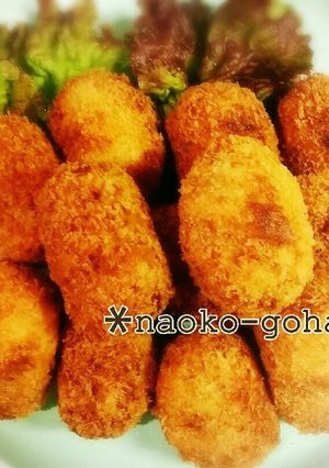 簡単！新じゃかいもと新玉ねぎのコロッケ♡-レシピのメイン写真