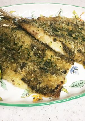 イワシのジェノベーゼ ソースパン粉焼き-レシピのメイン写真