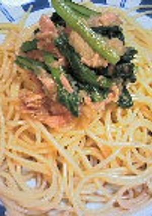 小松菜とツナのさっぱりパスタ-レシピのメイン写真