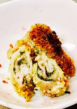 ジューシー！揚げ焼き 豚バラミルフィーユ-レシピのメイン写真