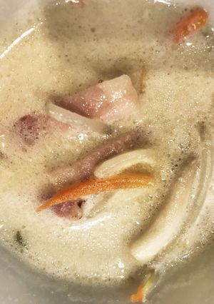 火も包丁も使わない！！簡単豆乳スープ-レシピのメイン写真
