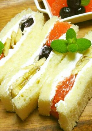 ◆朝に食べたい♪かんたんフルーツサンド◆-レシピのメイン写真