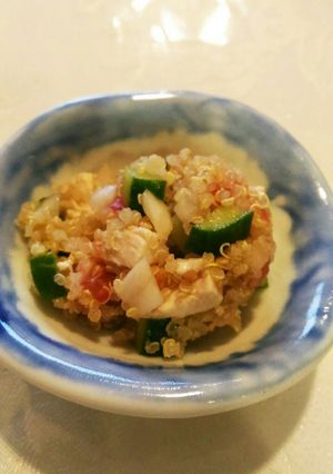キヌアチキンサラダ-レシピのメイン写真