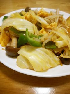 卵と野菜のオイスターソース炒め-レシピのメイン写真