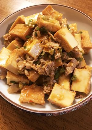 絹厚揚げと豚バラで、大満足!な麻婆豆腐♫-レシピのメイン写真