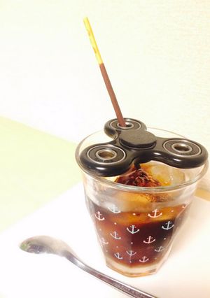 夏にぴったり★ハンドスピナーパフェです♫-レシピのメイン写真