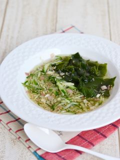 きゅうりとわかめの冷製スープ-レシピのメイン写真