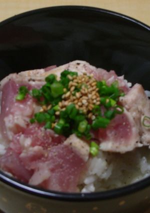 塩・胡椒で食べるまぐろ丼★なんかサッパリ-レシピのメイン写真