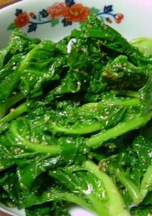 新野菜！プチヴェールのごま和え-レシピのメイン写真