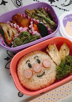 アンパンマン…のおにぎり弁当-レシピのメイン写真