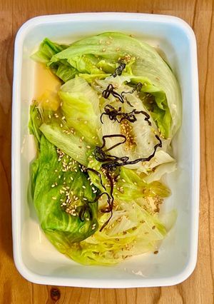 シャキシャキ止まらないレタスのおひたし。-レシピのメイン写真