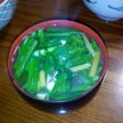 八王子の味】庭に自生するニラの爆弾味噌汁