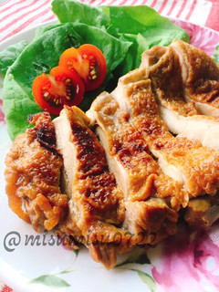 お弁当に☆煮るだけ巻かない鶏チャーシュー-レシピのメイン写真
