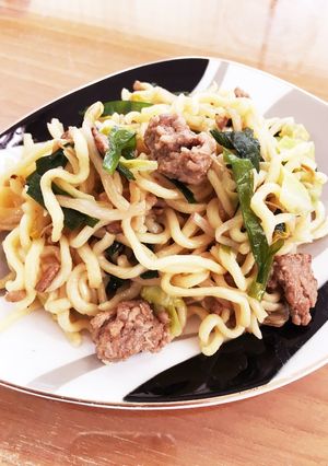 簡単☆ニラともやしの焼きそば◎お弁当にも-レシピのメイン写真