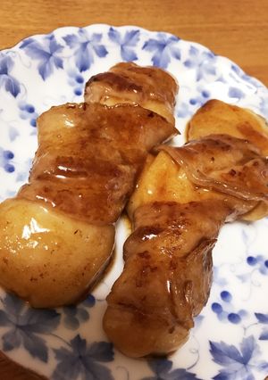 ガッツリうまーい☆肉巻きお餅-レシピのメイン写真