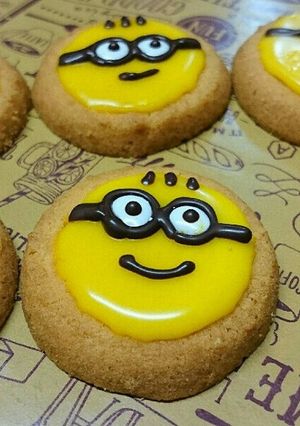 アイシング☆ミニオンクッキー-レシピのメイン写真