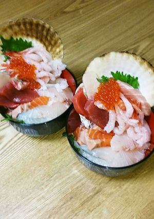 ☆簡単！豪華な海鮮丼☆-レシピのメイン写真